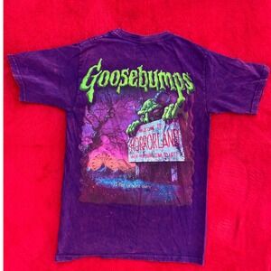Goosebumps Horrorland Purple Graphic T Shirt Horror Theme Graphic Tee